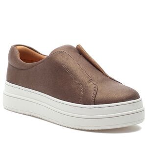 NWT J/SLIDES NOEL Bronze Brush Suede Sneaker